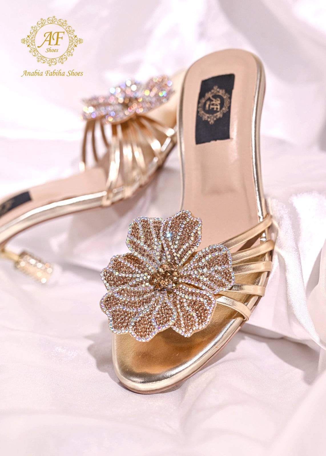 Jade Heels Gold